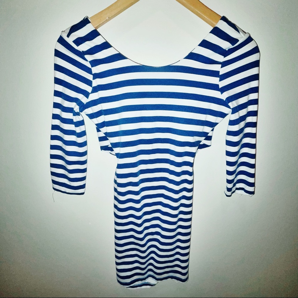 Billabong XS Nautical Blue & White striped mini